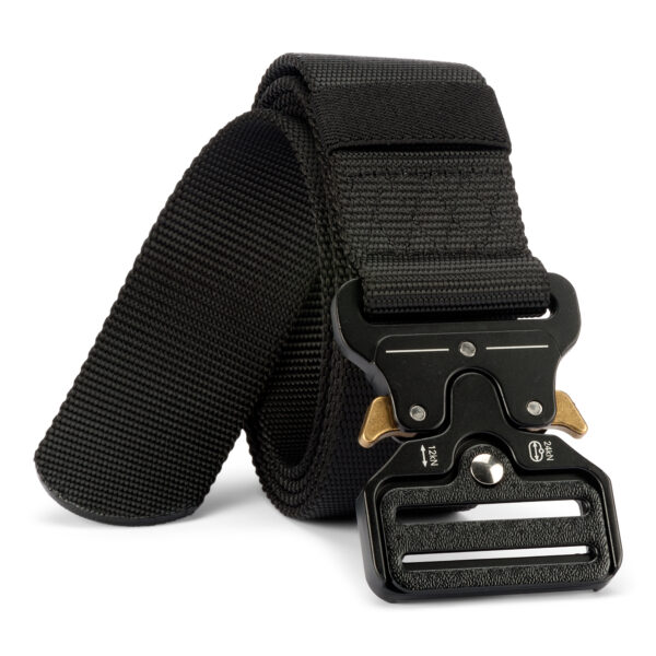 Tactical Waist Black Belt Heavy Duty Metal Buckle