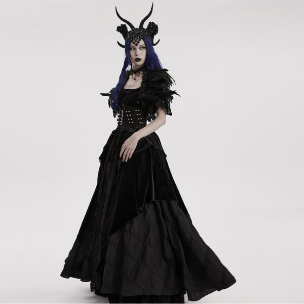 Goth Black Demon Horns - Image 7