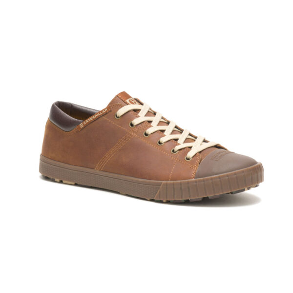 CAT Passport Rubber Cap Sneaker - Brown Sugar