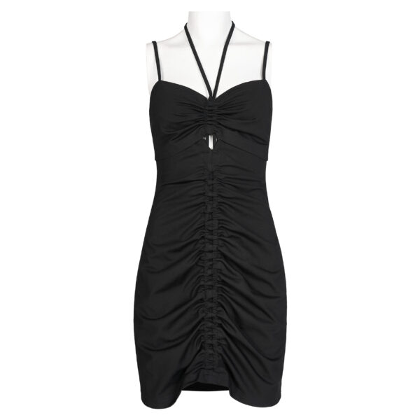 Drawstring Bodycon Slip Dress