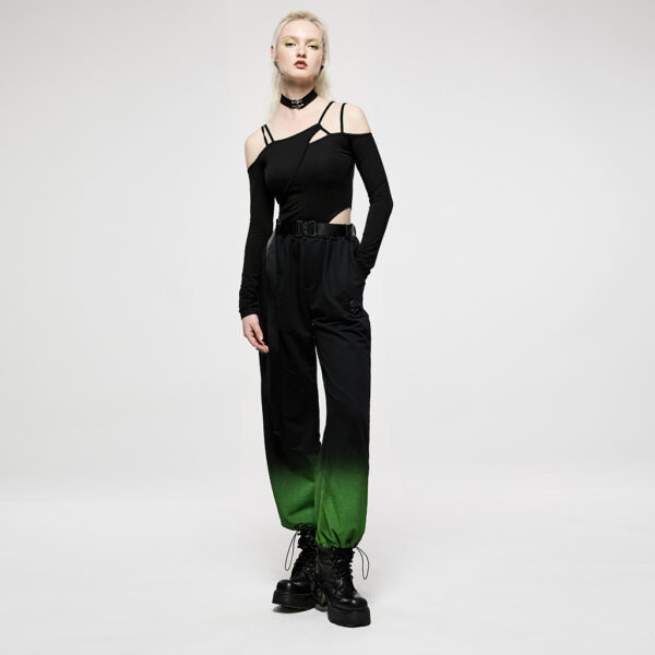 Asymmetric Long Sleeve Bodysuit - Image 4