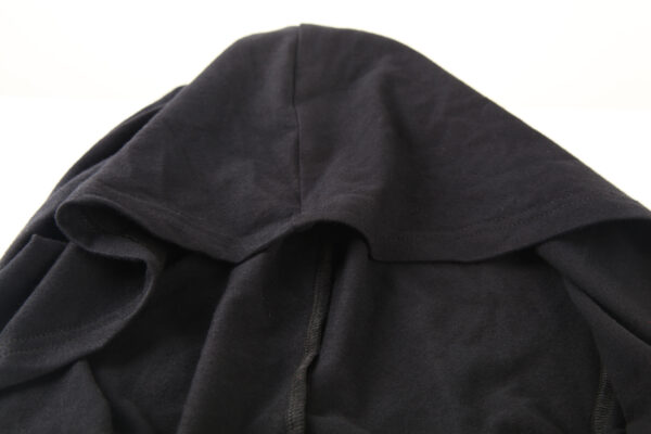 Dark Fashion T-Shirt With Big Hood - Image 3