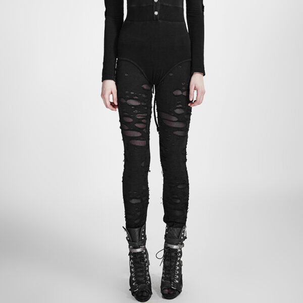 Broken Mesh Leggings - Image 6