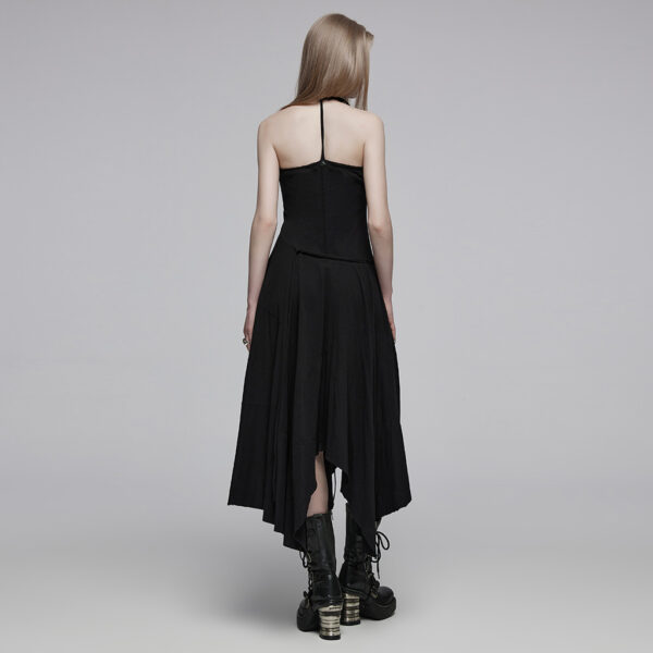 Asymmetric Slip Long Dress XS-S - Image 4