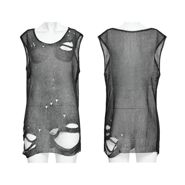 Ripped Irregular Vest - Image 4