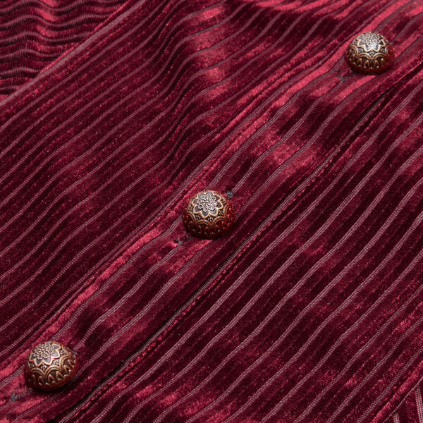 Dark-Grain Velvet Shirt - Image 9