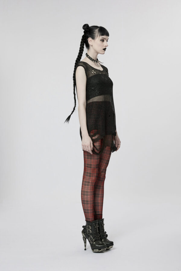 Ripped Irregular Vest - Image 7