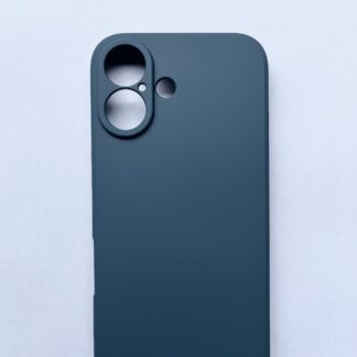 Slim Silicone Cover For iPhone 16 - Blue