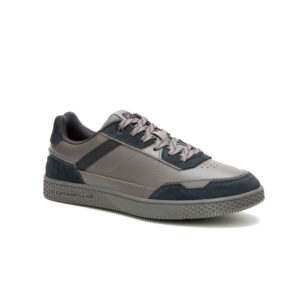 CAT PAUSE RETRO - Dark Gull Grey/Black Jazz Suede